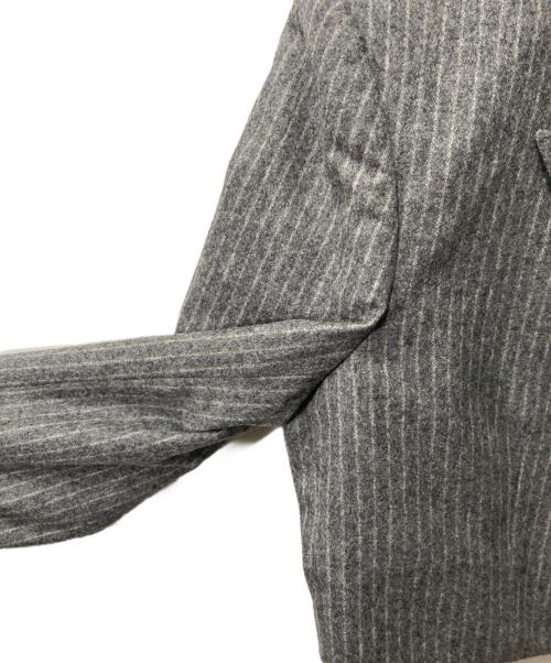 JOHN LAWRENCE SULLIVAN（ジョン ローレンス サリバン）JOHN LAWRENCE SULLIVAN (ジョン ローレンス サリバン) WOOL STRIPE SPENCER JACKET グレー サイズ:Sの古着・服飾アイテム