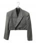 JOHN LAWRENCE SULLIVAN（ジョン ローレンス サリバン）の古着「WOOL STRIPE SPENCER JACKET」｜グレー