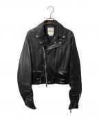 noir kei ninomiyaノワール ケイ ニノミヤ）の古着「Leather Biker Jacket」｜ブラック
