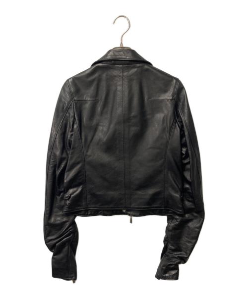noir kei ninomiya（ノワール ケイ ニノミヤ）noir kei ninomiya (ノワール ケイ ニノミヤ) Leather Biker Jacket ブラック サイズ:XSの古着・服飾アイテム