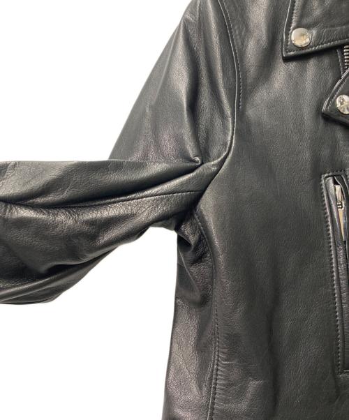 noir kei ninomiya（ノワール ケイ ニノミヤ）noir kei ninomiya (ノワール ケイ ニノミヤ) Leather Biker Jacket ブラック サイズ:XSの古着・服飾アイテム