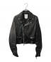 noir kei ninomiya（ノワール ケイ ニノミヤ）の古着「Leather Biker Jacket」｜ブラック