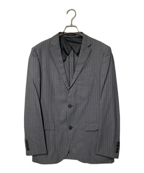BURBERRY BLACK LABEL（バーバリーブラックレーベル）BURBERRY BLACK LABEL (バーバリーブラックレーベル) ストライプスーツ グレー サイズ:40Rの古着・服飾アイテム