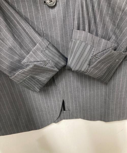 BURBERRY BLACK LABEL（バーバリーブラックレーベル）BURBERRY BLACK LABEL (バーバリーブラックレーベル) ストライプスーツ グレー サイズ:40Rの古着・服飾アイテム