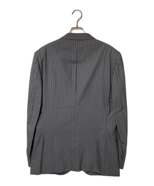 BURBERRY BLACK LABEL（バーバリーブラックレーベル）BURBERRY BLACK LABEL (バーバリーブラックレーベル) ストライプスーツ グレー サイズ:40Rの古着・服飾アイテム