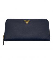 PRADA（プラダ）の古着「長財布」｜ネイビー