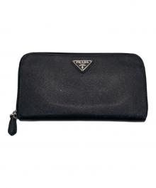 PRADA（プラダ）の古着「長財布」｜ブラック