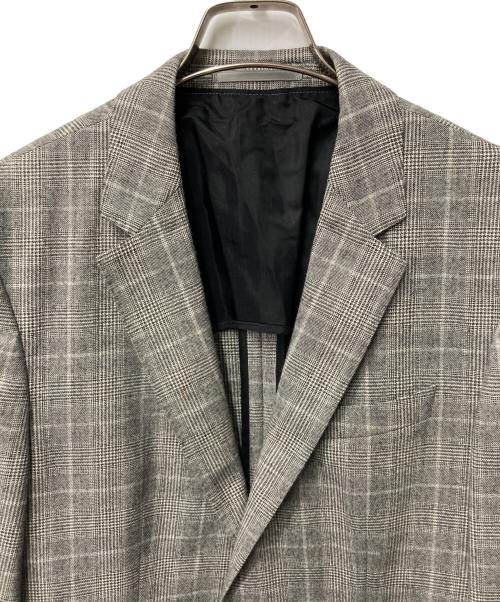 BOSS HUGO BOSS（ボス ヒューゴボス）BOSS HUGO BOSS (ボス ヒューゴボス) グレンチェックセットアップスーツ グレー サイズ:46の古着・服飾アイテム