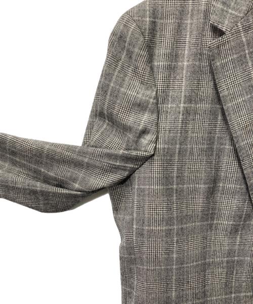 BOSS HUGO BOSS（ボス ヒューゴボス）BOSS HUGO BOSS (ボス ヒューゴボス) グレンチェックセットアップスーツ グレー サイズ:46の古着・服飾アイテム