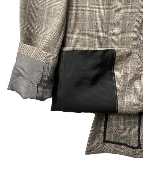 BOSS HUGO BOSS（ボス ヒューゴボス）BOSS HUGO BOSS (ボス ヒューゴボス) グレンチェックセットアップスーツ グレー サイズ:46の古着・服飾アイテム
