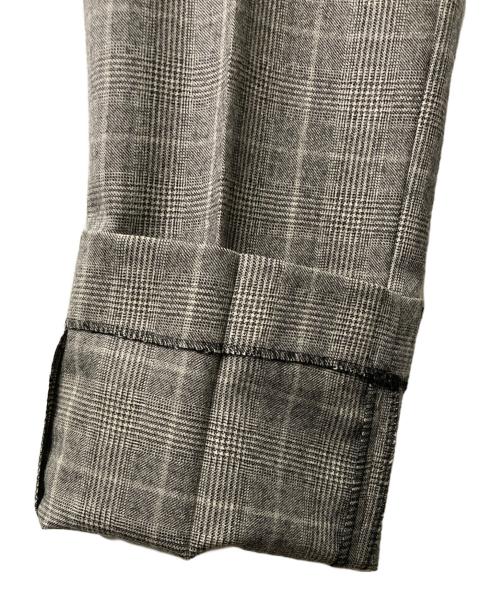 BOSS HUGO BOSS（ボス ヒューゴボス）BOSS HUGO BOSS (ボス ヒューゴボス) グレンチェックセットアップスーツ グレー サイズ:46の古着・服飾アイテム