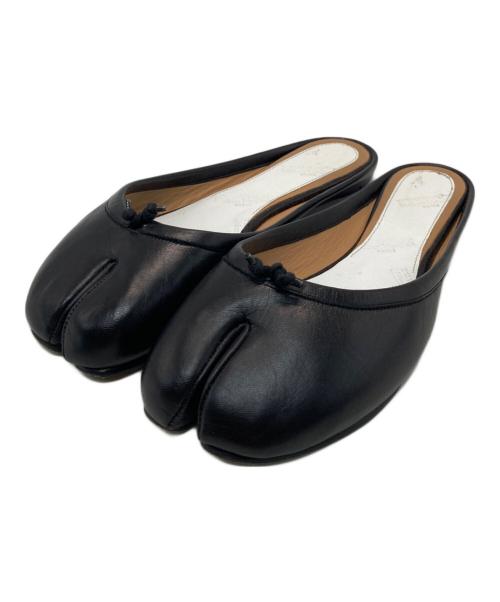 Maison Margiela（メゾンマルジェラ）Maison Margiela (メゾンマルジェラ) TABI BALLERINA MULE ブラック サイズ:37の古着・服飾アイテム