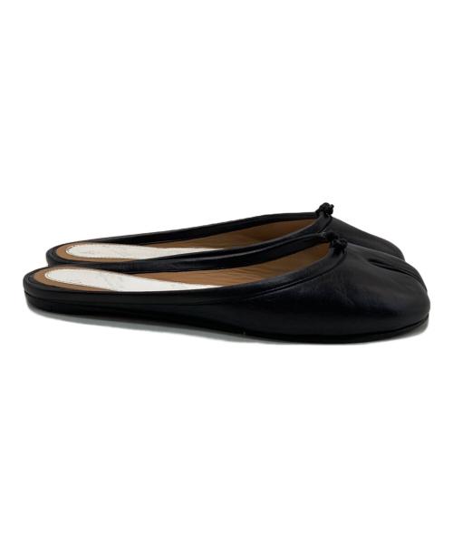 Maison Margiela（メゾンマルジェラ）Maison Margiela (メゾンマルジェラ) TABI BALLERINA MULE ブラック サイズ:37の古着・服飾アイテム