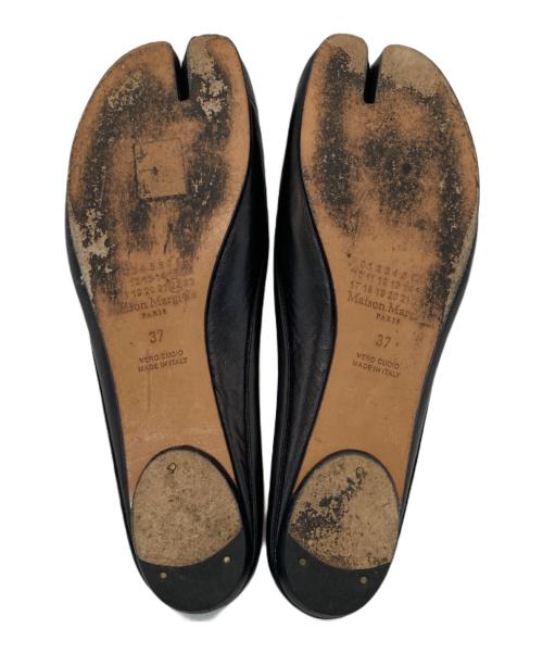 Maison Margiela（メゾンマルジェラ）Maison Margiela (メゾンマルジェラ) TABI BALLERINA MULE ブラック サイズ:37の古着・服飾アイテム
