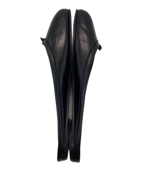 Maison Margiela（メゾンマルジェラ）Maison Margiela (メゾンマルジェラ) TABI BALLERINA MULE ブラック サイズ:37の古着・服飾アイテム