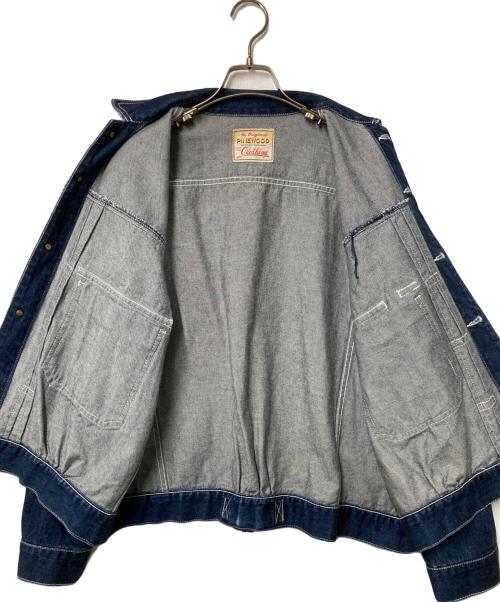 PINEWOOD CLOTHING（パインウッド クロージング）PINEWOOD CLOTHING (パインウッド クロージング) デニムジャケット インディゴ サイズ:不明　実寸参照の古着・服飾アイテム
