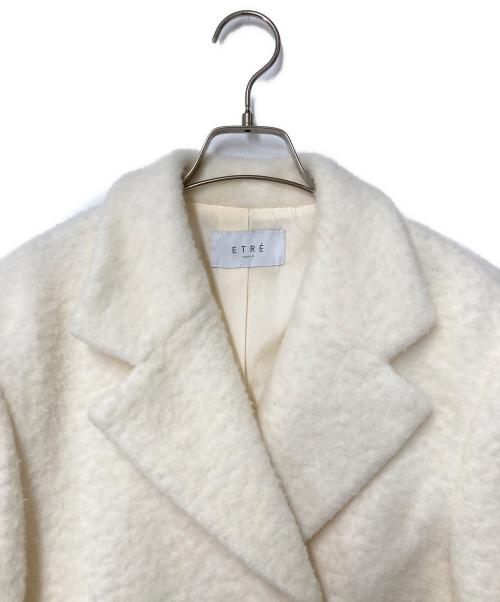 ETRE（エトレ）etre (エトレ) コート ホワイト サイズ:実寸参照の古着・服飾アイテム