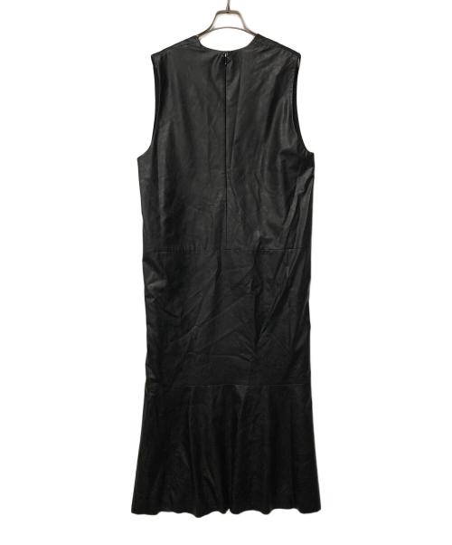 SACRA（サクラ）SACRA (サクラ) SYNTHETIC LEATHER OP ブラック サイズ:38の古着・服飾アイテム