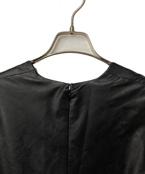 SACRA（サクラ）SACRA (サクラ) SYNTHETIC LEATHER OP ブラック サイズ:38の古着・服飾アイテム