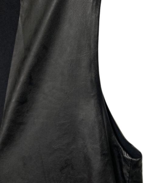 SACRA（サクラ）SACRA (サクラ) SYNTHETIC LEATHER OP ブラック サイズ:38の古着・服飾アイテム