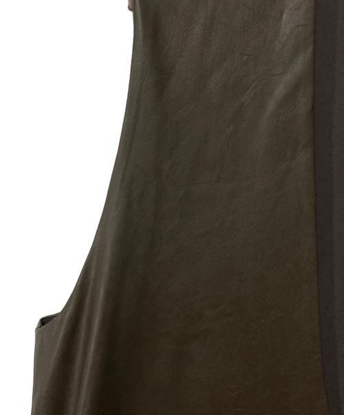 SACRA（サクラ）SACRA (サクラ) SYNTHETIC LEATHER OP ブラウン サイズ:38の古着・服飾アイテム