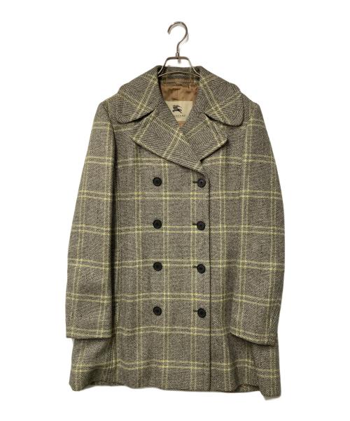 BURBERRY LONDON（バーバリーロンドン）BURBERRY LONDON (バーバリーロンドン) チェスターコート グレー サイズ:不明　実寸参照の古着・服飾アイテム