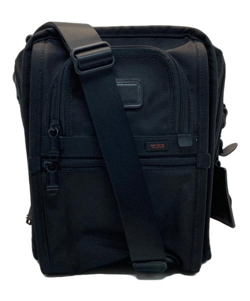 TUMI（トゥミ）TUMI (トゥミ) スモール・フラップ・ボディバッグ ブラックの古着・服飾アイテム