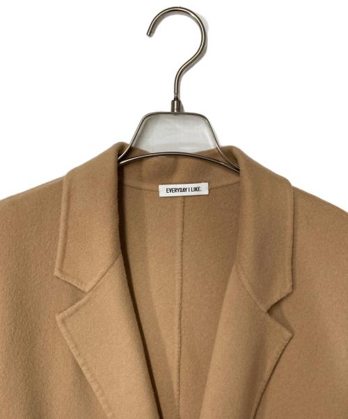 EVERYDAY I LIKE.（エヴリデイ アイ ライク）EVERYDAY I LIKE. (エヴリデイ アイ ライク) Oversized ガウンコート ベージュ サイズ:freeの古着・服飾アイテム