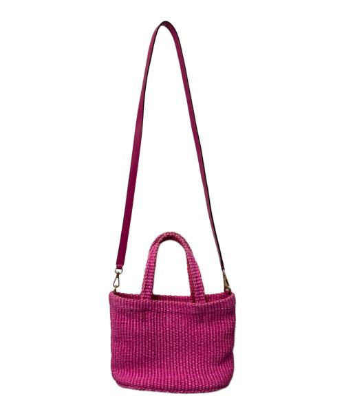 JIMMY CHOO（ジミーチュウ）JIMMY CHOO (ジミーチュウ) 2WAYショルダーバッグ ピンクの古着・服飾アイテム