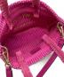 中古・古着 JIMMY CHOO (ジミーチュウ) 2WAYショルダーバッグ ピンク：20000円