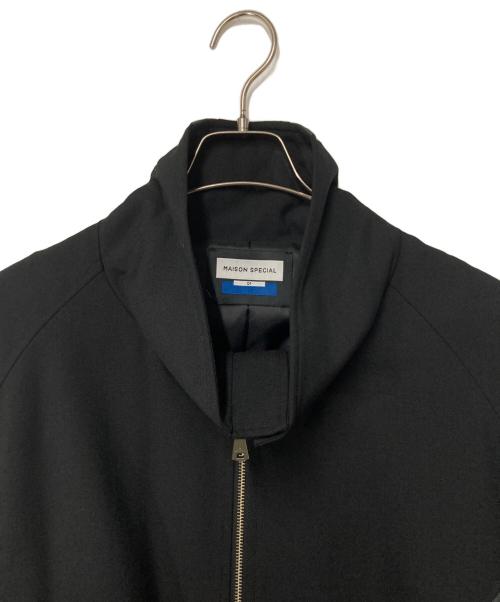 MAISON SPECIAL（メゾンスペシャル）MAISON SPECIAL (メゾンスペシャル) Wool Mixed Prime-Over Track Jacket ブラック サイズ:01の古着・服飾アイテム