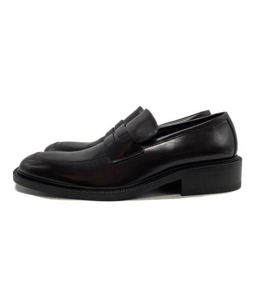 GUCCI（グッチ）GUCCI (グッチ) スクエアトゥローファ ブラウン サイズ:41Eの古着・服飾アイテム