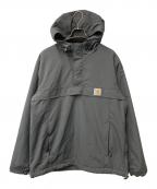 Carhartt WIPカーハート ワーク イン プログレス）の古着「Nimbus Pullover ジャケット」｜グレー