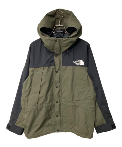 THE NORTH FACE（ザ ノース フェイス）THE NORTH FACE (ザ ノース フェイス) マウンテンライトジャケット オリーブ×ブラック サイズ:Ｍの古着・服飾アイテム