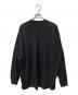 COMOLI (コモリ) コットンジャージ 長袖Tシャツ ブラック サイズ:5：12000円
