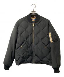 Eddie Bauer×AVIREX（エディーバウアー×アヴィレックス）の古着「スカイライナー ダウンジャケット」｜ブラック