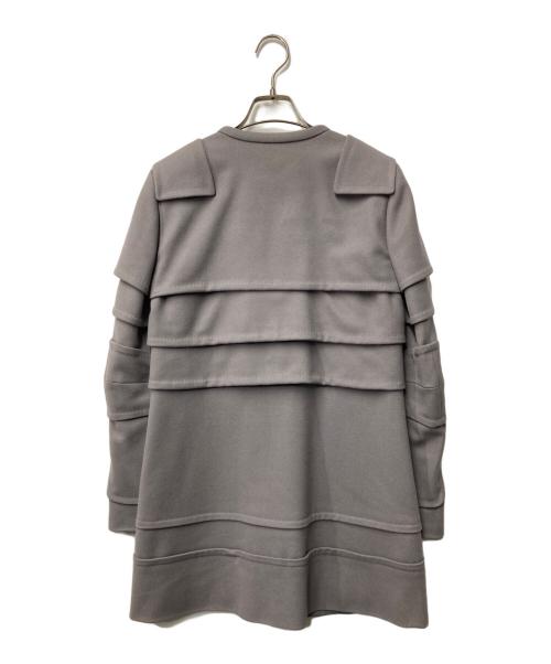 LOUIS VUITTON（ルイ ヴィトン）LOUIS VUITTON (ルイ ヴィトン) ウールカシミヤノーカラーコート グレー サイズ:36の古着・服飾アイテム