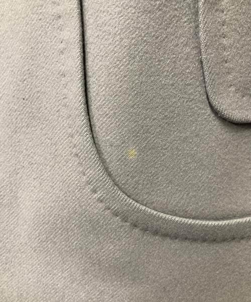 LOUIS VUITTON（ルイ ヴィトン）LOUIS VUITTON (ルイ ヴィトン) ウールカシミヤノーカラーコート グレー サイズ:36の古着・服飾アイテム