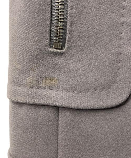 LOUIS VUITTON（ルイ ヴィトン）LOUIS VUITTON (ルイ ヴィトン) ウールカシミヤノーカラーコート グレー サイズ:36の古着・服飾アイテム