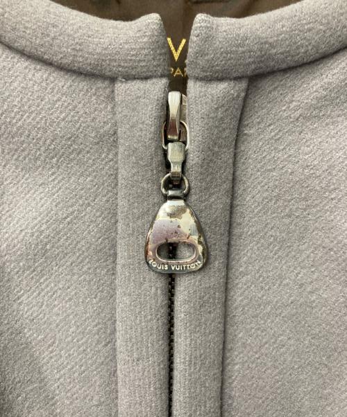 LOUIS VUITTON（ルイ ヴィトン）LOUIS VUITTON (ルイ ヴィトン) ウールカシミヤノーカラーコート グレー サイズ:36の古着・服飾アイテム