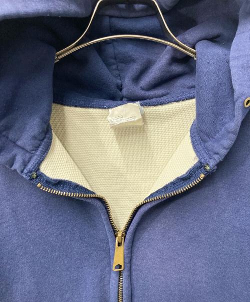 CarHartt（カーハート）CarHartt (カーハート) 裏サーマルジップパーカー ネイビー サイズ:実寸参照の古着・服飾アイテム