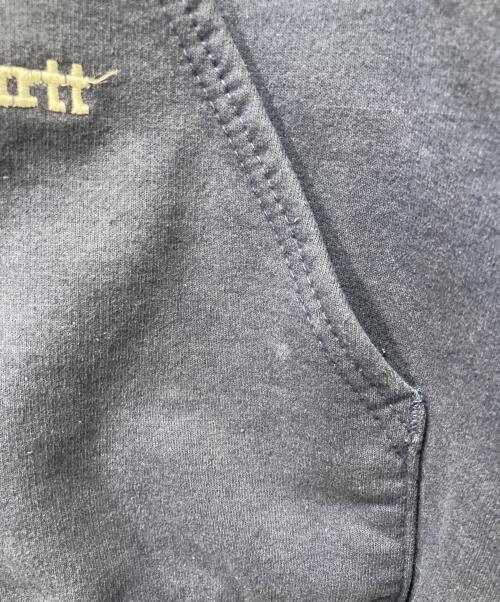 CarHartt（カーハート）CarHartt (カーハート) 裏サーマルジップパーカー ネイビー サイズ:実寸参照の古着・服飾アイテム