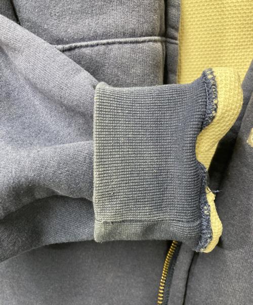 CarHartt（カーハート）CarHartt (カーハート) 裏サーマルジップパーカー ネイビー サイズ:実寸参照の古着・服飾アイテム