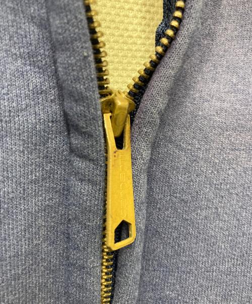 CarHartt（カーハート）CarHartt (カーハート) 裏サーマルジップパーカー ネイビー サイズ:実寸参照の古着・服飾アイテム