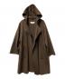 MaxMara（マックスマーラ）の古着「カシミヤフーデッドコート」｜ブラウン