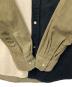 中古・古着 THE NORTH FACE (ザ ノース フェイス) Organic Cotton Corduroy Panel Big Shirt カーキ×ブラック サイズ:L：8000円