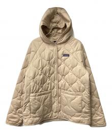 Patagonia（パタゴニア）の古着「Quilted Puffer Jacket」｜ベージュ