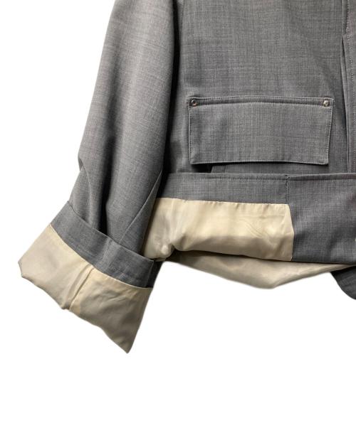 MACKINTOSH PHILOSOPHY（マッキントッシュ フィロソフィー）MACKINTOSH PHILOSOPHY (マッキントッシュ フィロソフィー) サマーウール RUSPER ジャケット グレー サイズ:2の古着・服飾アイテム