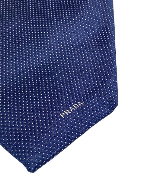 PRADA（プラダ）PRADA (プラダ) シルクネクタイ ネイビー サイズ:下記参照の古着・服飾アイテム