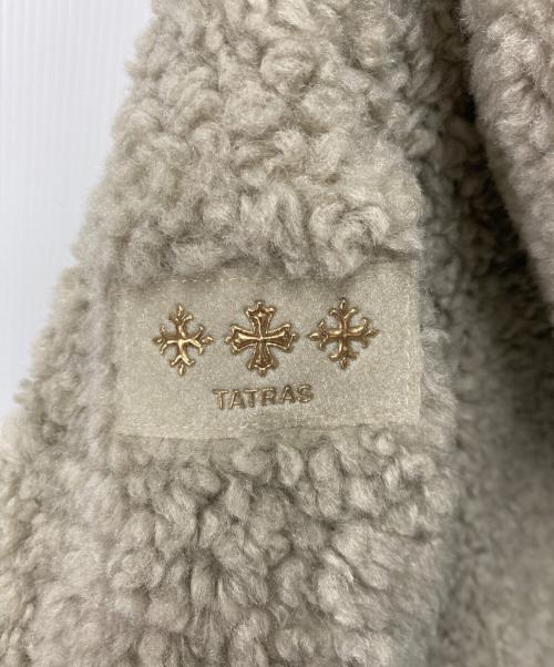 TATRAS（タトラス）TATRAS (タトラス) IPAMA イパマ ボアブルゾン ベージュ サイズ:1の古着・服飾アイテム